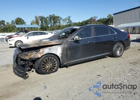 2018 Genesis G90 Ultimate z USA, uszkodzony, nr VIN KMHG54JH8JU049335